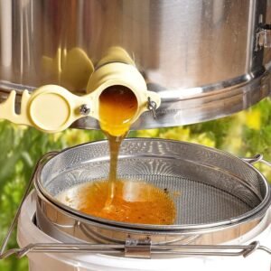 Honey filter with double sieve
