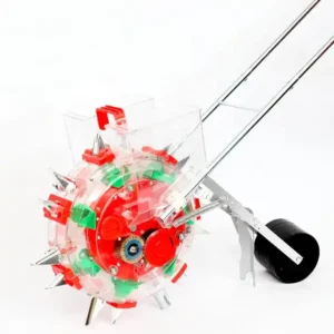 Stand Up Seed Drill with Fertilizer Spreader
